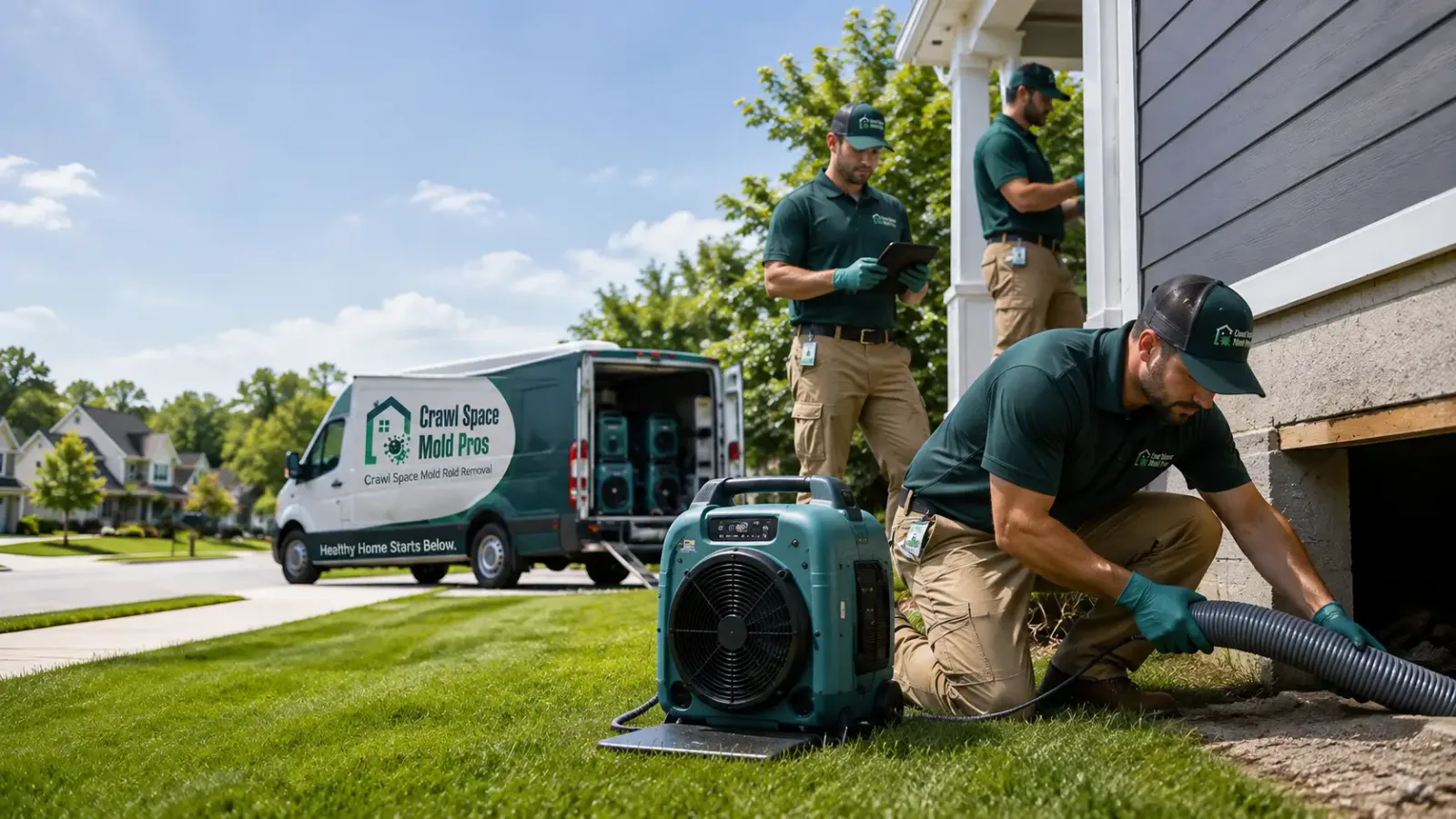 Crawl Space Mold Removal in Louise, TX